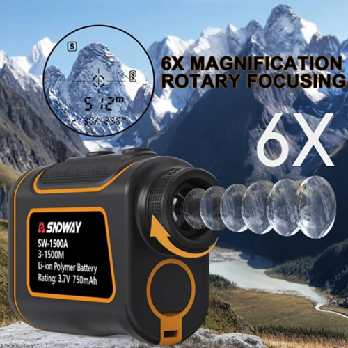 Máy Đo Khoảng Cách Sndway SW-1500A đo xa 1500m